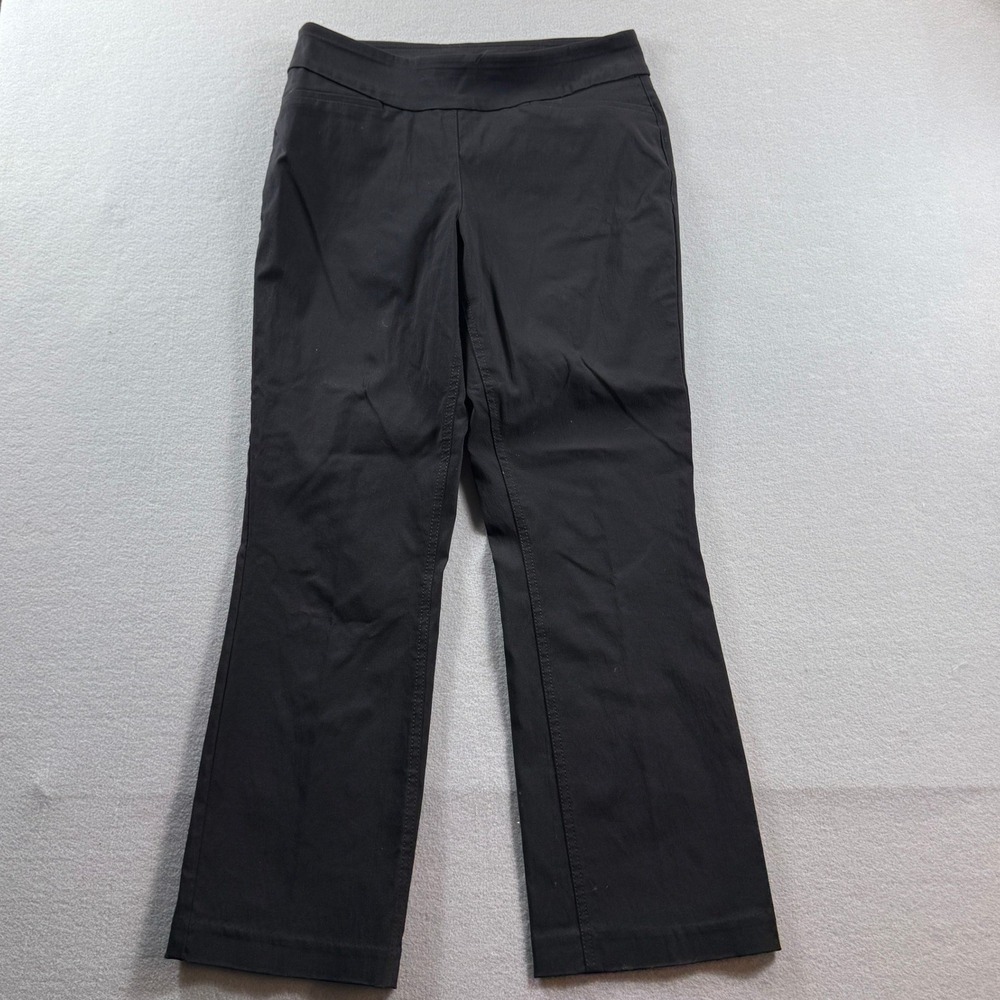 Westbound Pants Women 12P Regular Black Pull On Stretch Straight Leg Regular